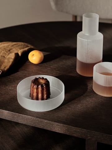 Ripple small carafe set - Frosted - ferm LIVING