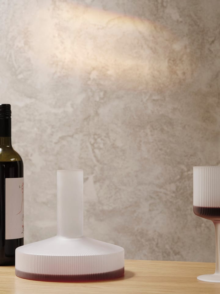 Ripple wine carafe, Frosted ferm LIVING