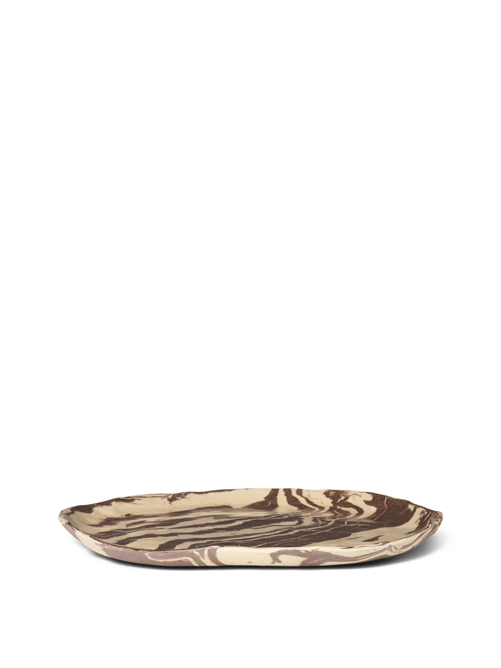 Ryu plate 34 cm, Sandy brown ferm LIVING