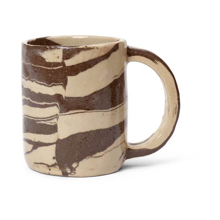 Ryu tall mug 30 cl - Sand brown - Ferm LIVING