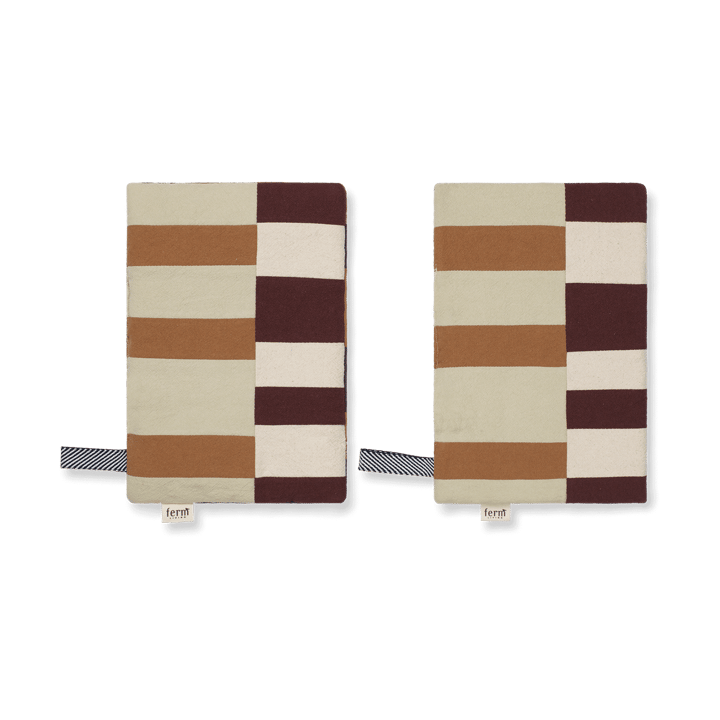 Section oven mitt 2-pack, Patchwork ferm LIVING