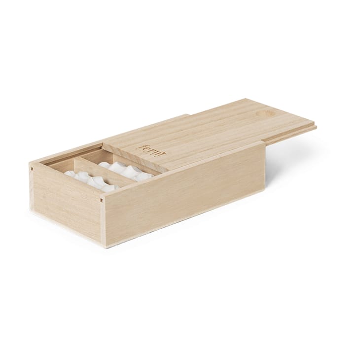 Serre cutlery holder 4-pack, Off-white ferm LIVING