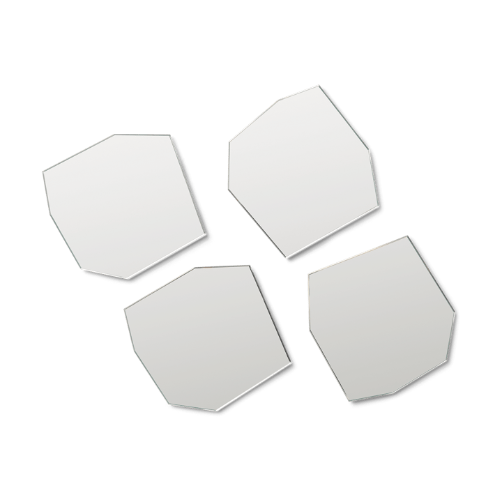 Shard coaster 4-pack, Mirror ferm LIVING