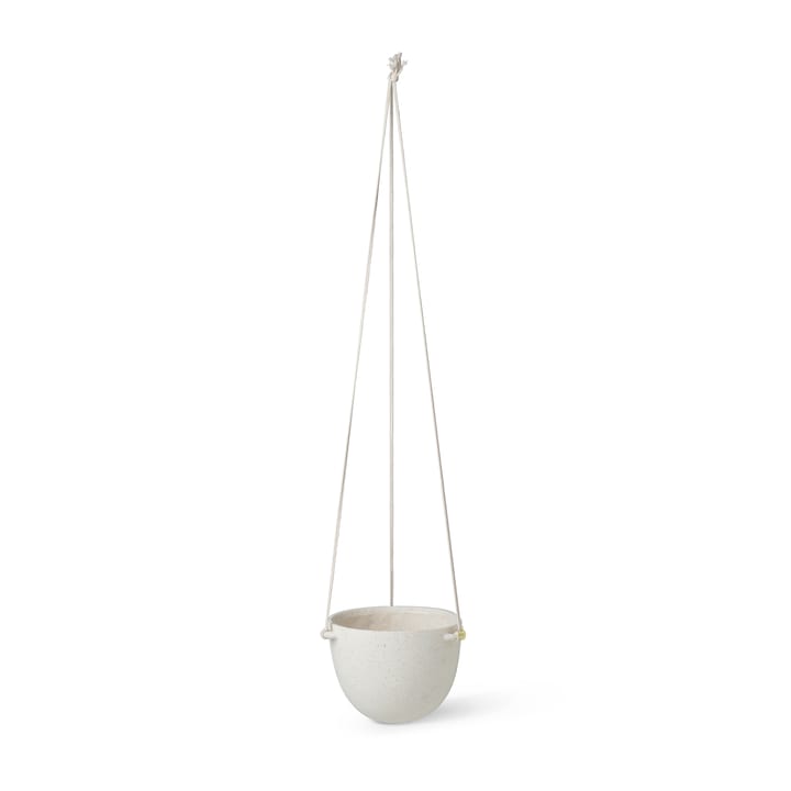 Speckle hanging flower pot Ø20.5 cm, Off-white ferm LIVING