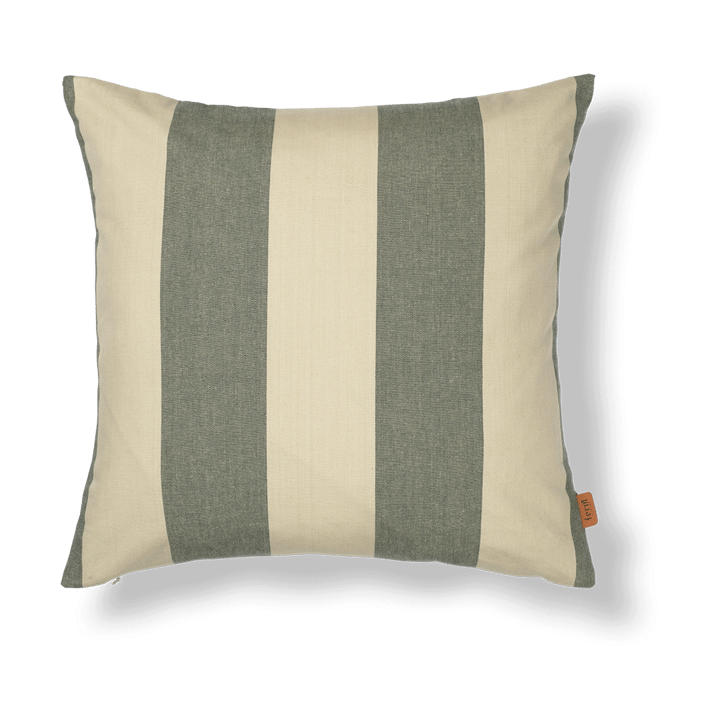 Strand outdoor cushion cover 50x50 cm, Dark lichen-parchment ferm LIVING