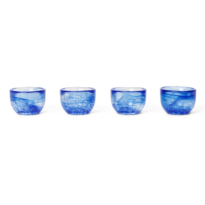 Tinta egg cups 4-pack Ø4.8 cm, Blue ferm LIVING