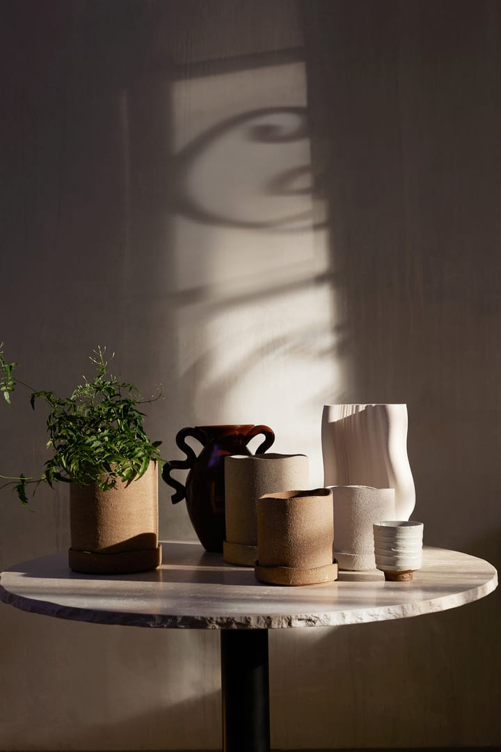 Uneru flower pot Ø13 cm, Brown ferm LIVING