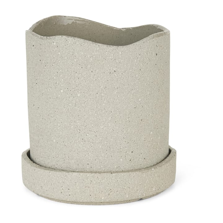 Uneru flower pot Ø13 cm, Grey ferm LIVING