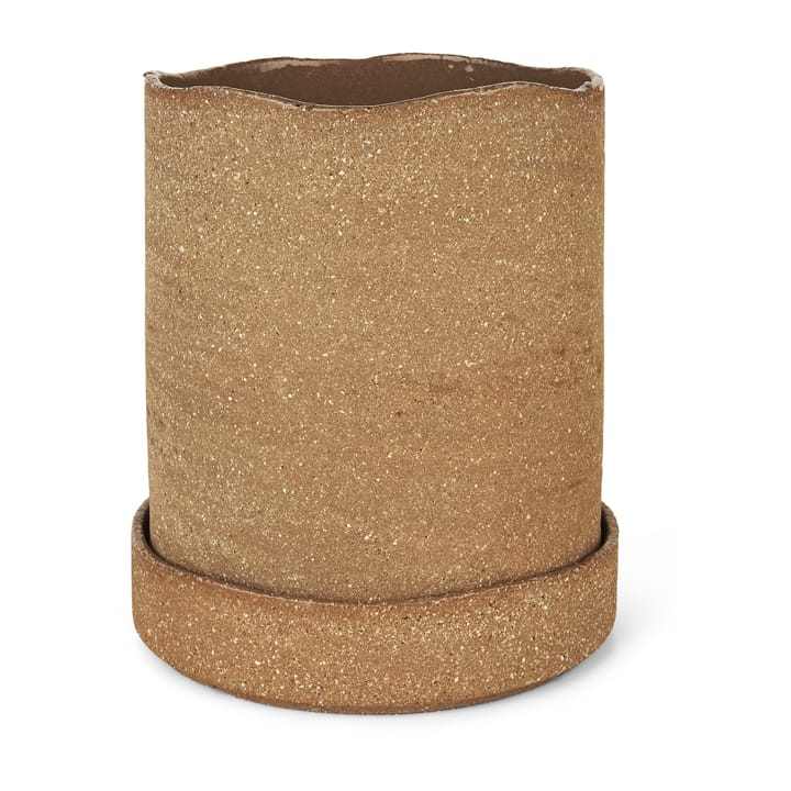 Uneru flower pot Ø16 cm - Brown - Ferm LIVING