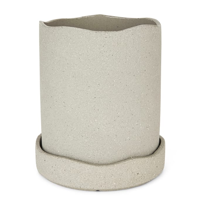 Uneru flower pot Ø16 cm, Grey ferm LIVING