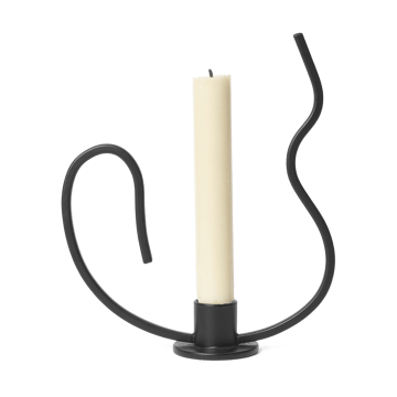 Valse candlestick low - Black - ferm LIVING