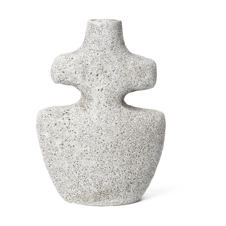 Yara candlestick medium - Grey Pumice - Ferm LIVING