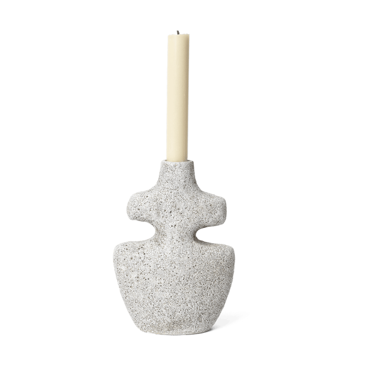 Yara candlestick medium, Grey Pumice ferm LIVING