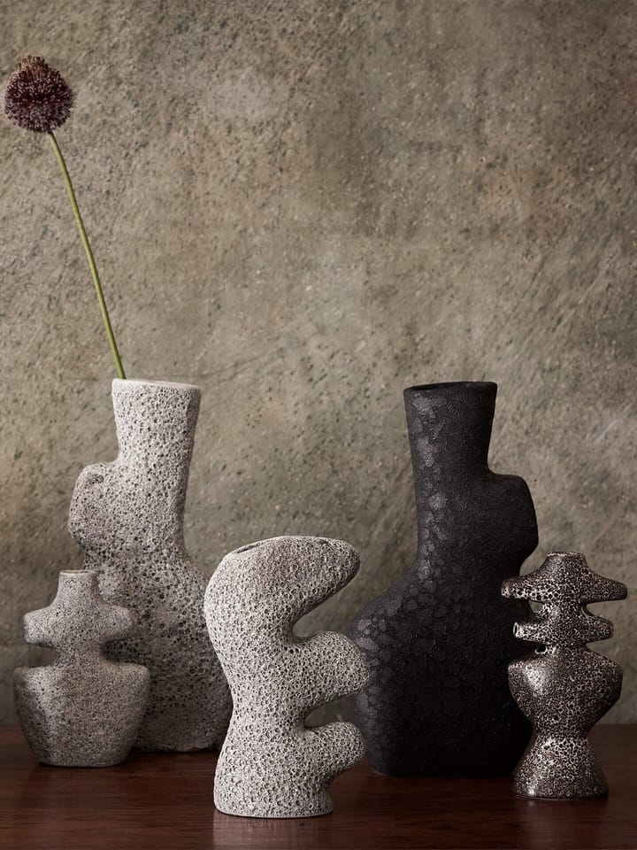 Yara candlestick medium, Grey Pumice ferm LIVING