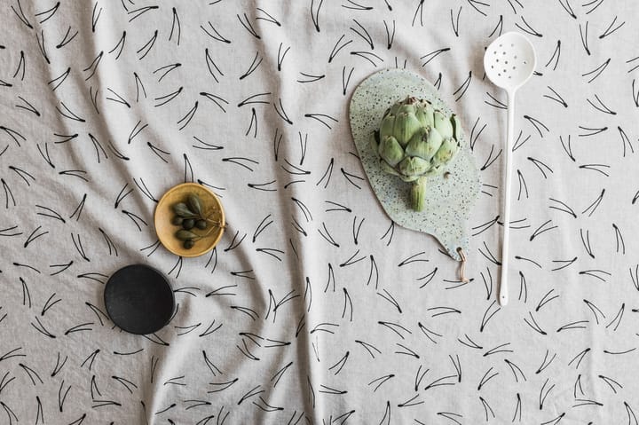 Barr table cloth 137x238 cm, Black-nature Fine Little Day