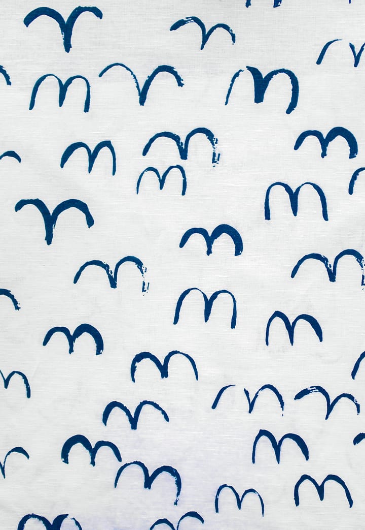 Bird fabric, White-blue Fine Little Day