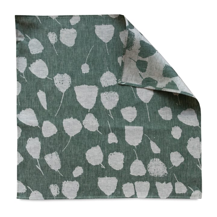 Bouquet kitchen towel 58x58 cm - Green-white - Fine Little Day