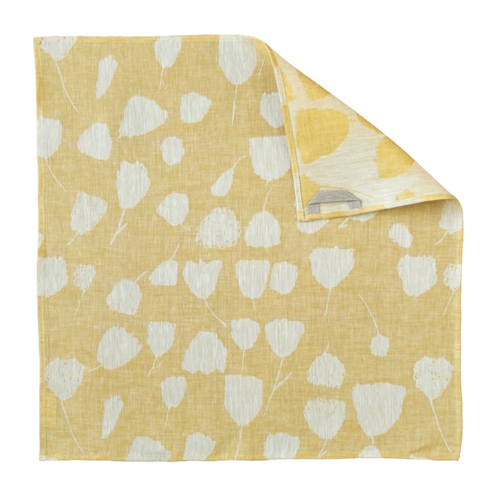 Bouquet kitchen towel 58x58 cm, Yellow-white Fine Little Day