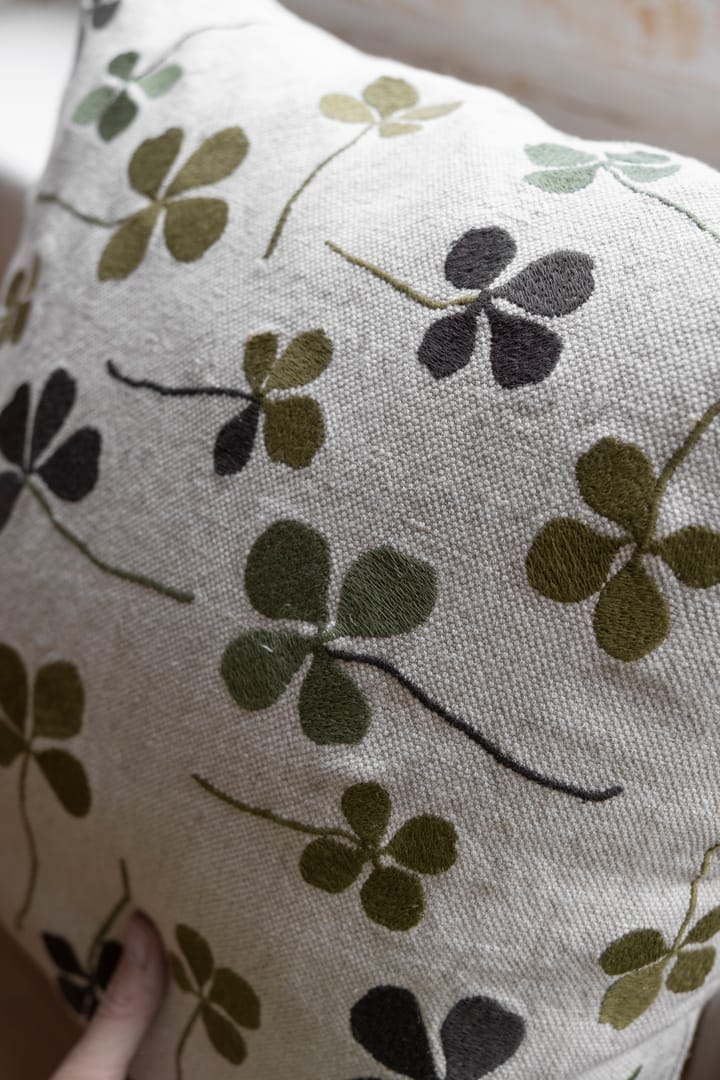 Clover pillowcase 48x48 cm, Green-nature Fine Little Day