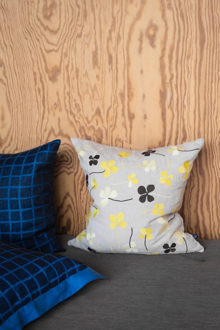 Clover pillowcase 48x48 cm, Yellow Fine Little Day