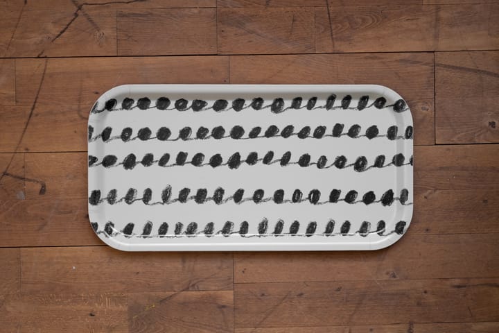 Dot tray 22x43 cm, Black-white Fine Little Day