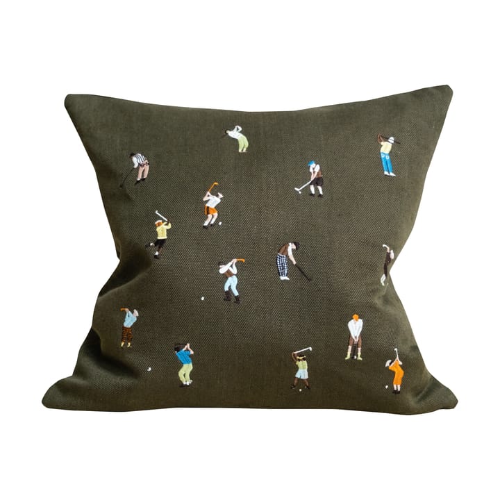 Golfers pillowcase 48x48 cm, Green Fine Little Day