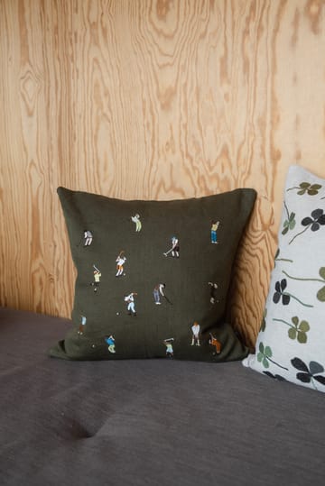 Golfers pillowcase 48x48 cm - Green - Fine Little Day