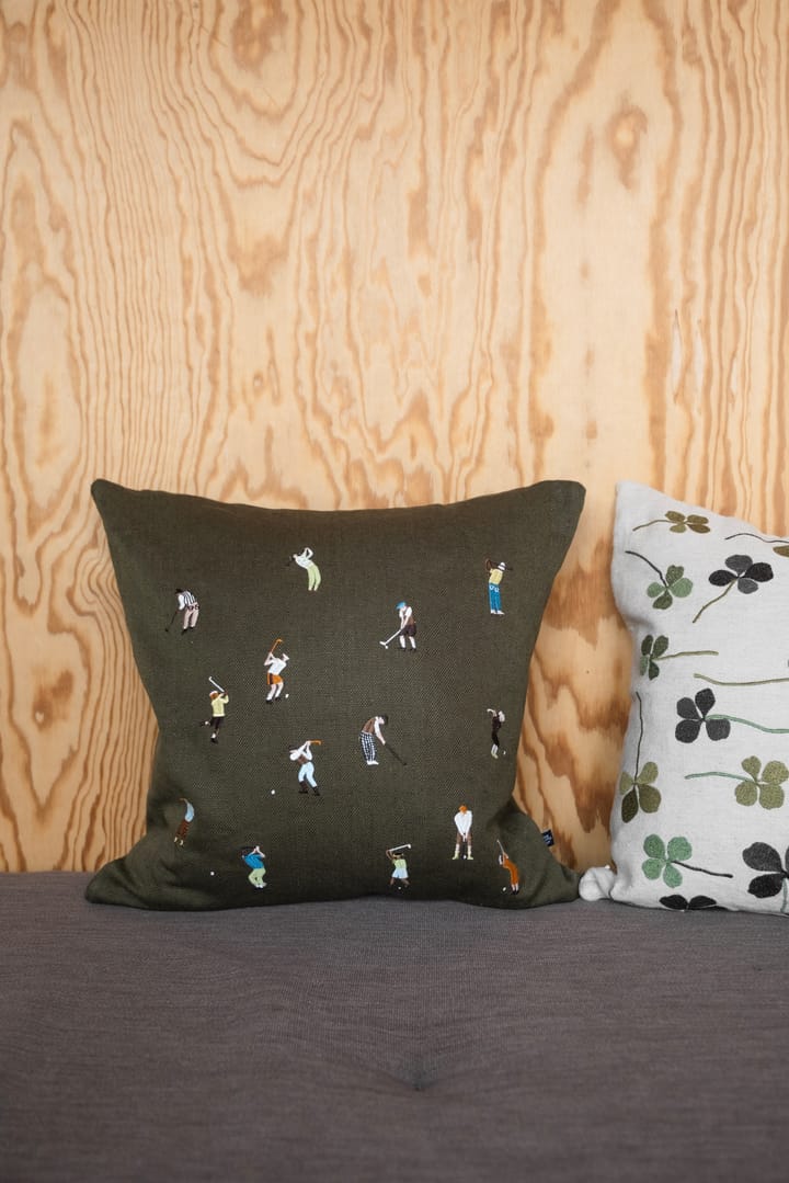 Golfers pillowcase 48x48 cm, Green Fine Little Day