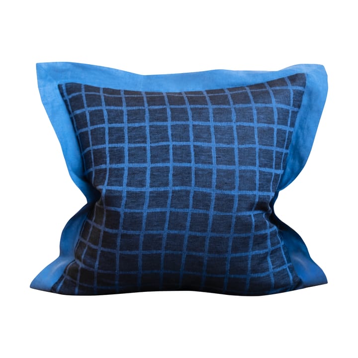 Rutig cushion cover 47x47 cm, Blue-black Fine Little Day