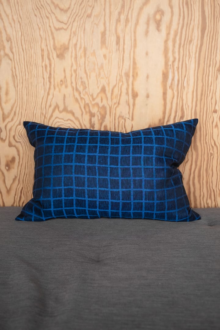 Rutig cushion cover 48x68 cm, Blue-black Fine Little Day