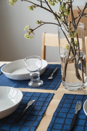 Rutig placemat - Blue-black - Fine Little Day