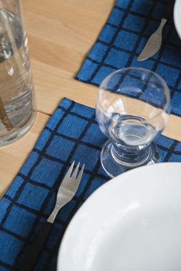 Rutig placemat - Blue-black - Fine Little Day