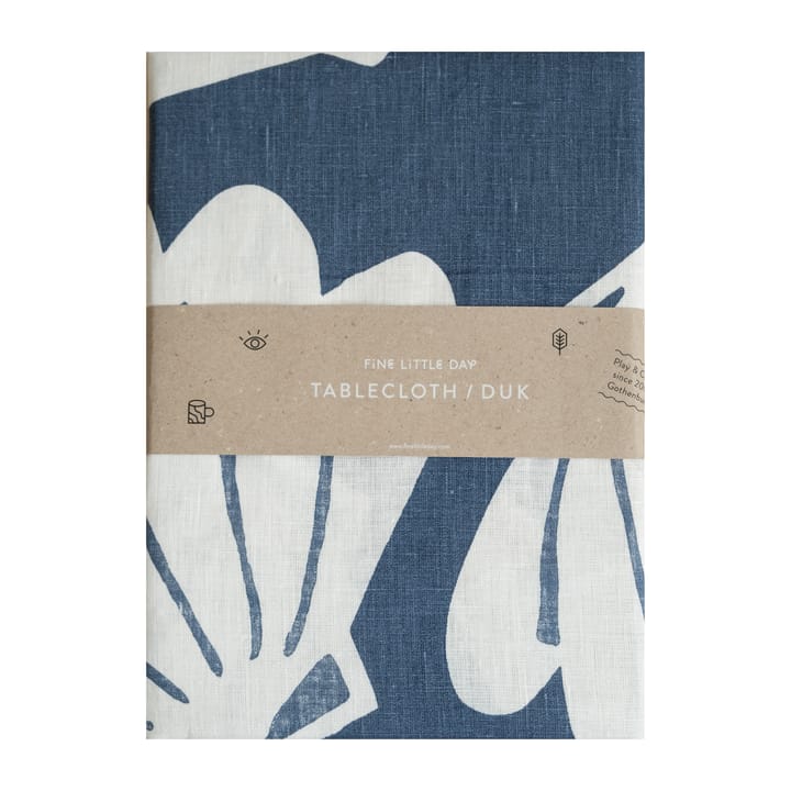 Shell tablecloth linen 149x149 cm, Blue Fine Little Day