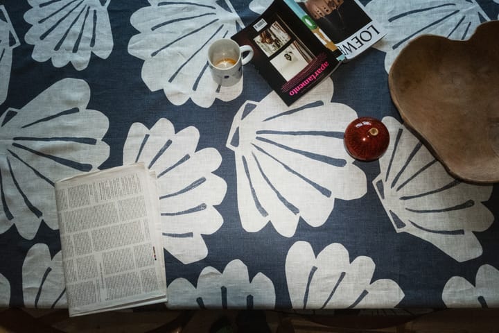 Shell tablecloth linen 149x149 cm, Blue Fine Little Day