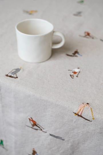 Skiers tablecloth 147x250 cm - Natural - Fine Little Day