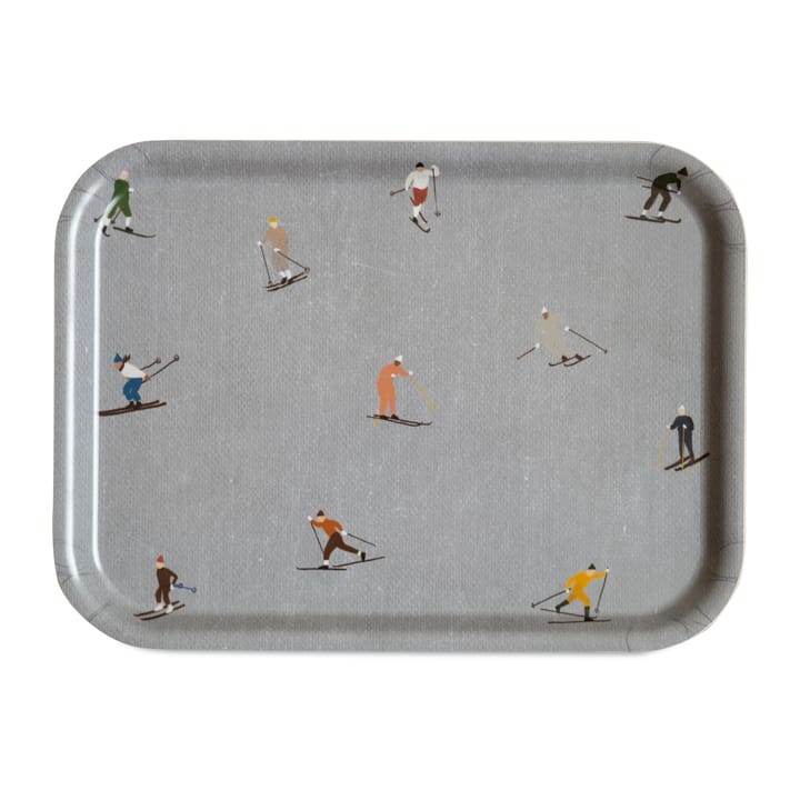 Skiers tray 20x27 cm, grey Fine Little Day