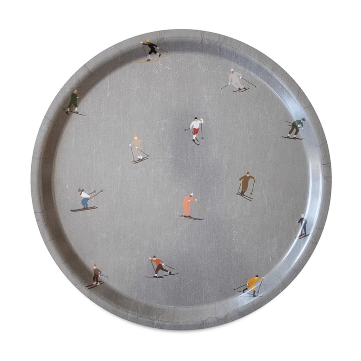 Skiers tray Ø31 cm, grey Fine Little Day