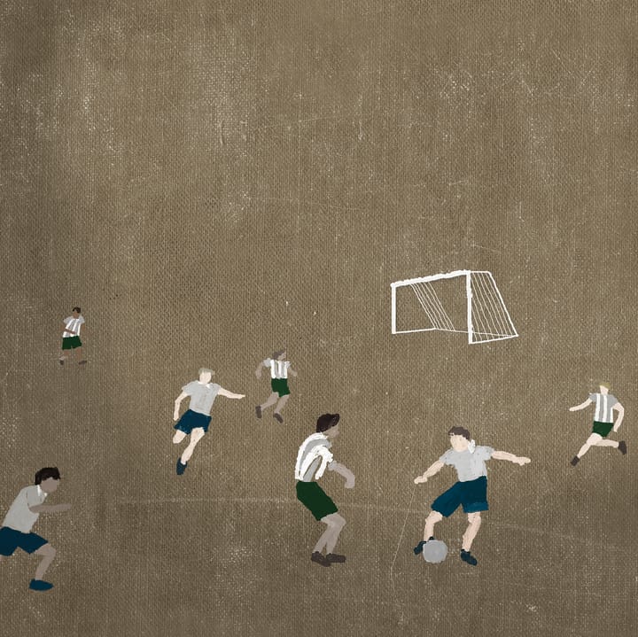 Soccer poster 50x70 cm, brown Fine Little Day