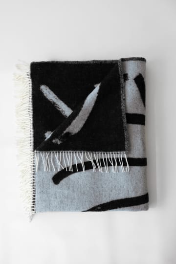 Sofia Lind wool throw 130x190 cm - Dovegrey - Fine Little Day