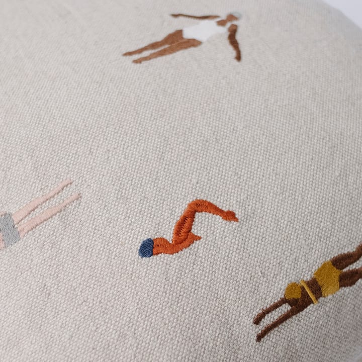 Swimmers cushion cover 48x48 cm, beige Fine Little Day