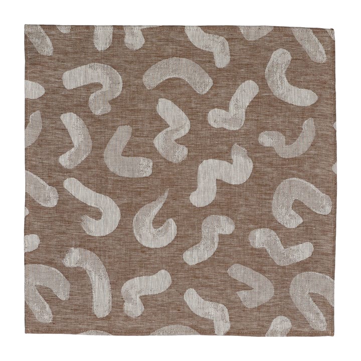 Udon kitchen towel 58x58 cm, Brown Fine Little Day