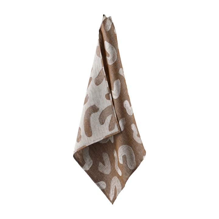 Udon kitchen towel 58x58 cm, Brown Fine Little Day