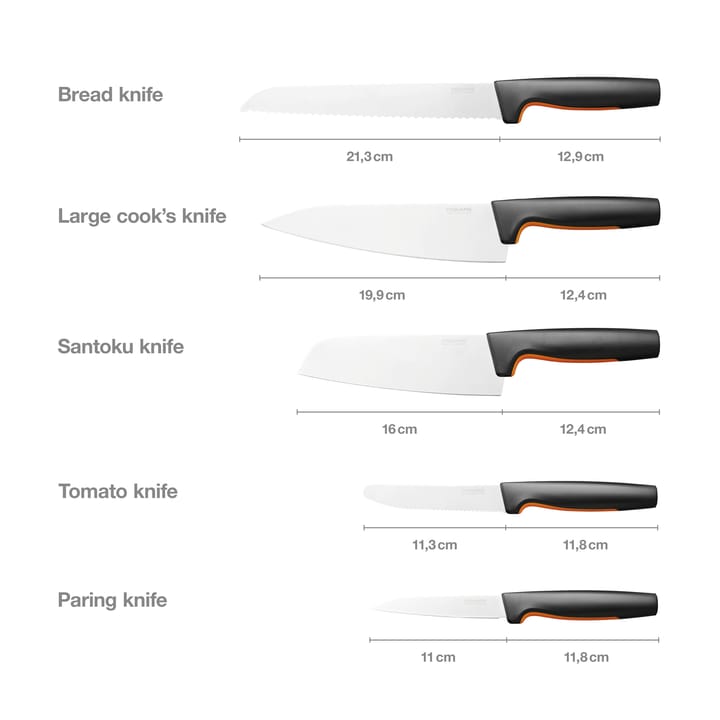 Functional Form knife set large, 5 pieces Fiskars