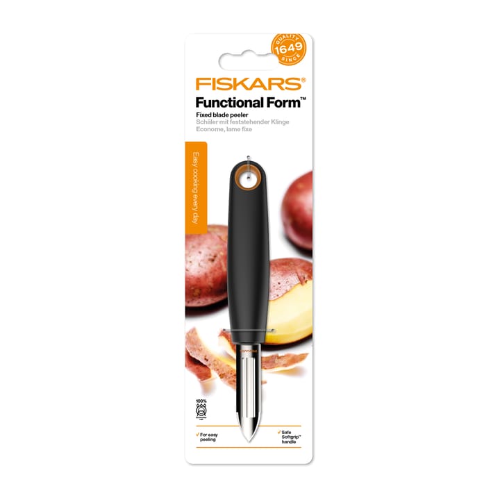 Functional Form potato peeler stuck single, Black Fiskars