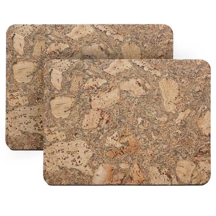 Cork placemat 30x40 cm 2-pack, Natural Formgatan