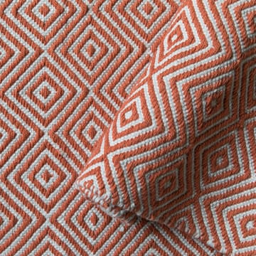 Diamond rug 140x200 cm - Burnt orange - Formgatan