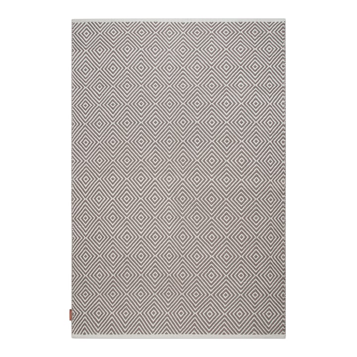 Diamond rug 140x200 cm - Grey - Formgatan