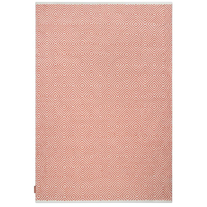 Diamond rug 200x300 cm - Burnt orange - Formgatan