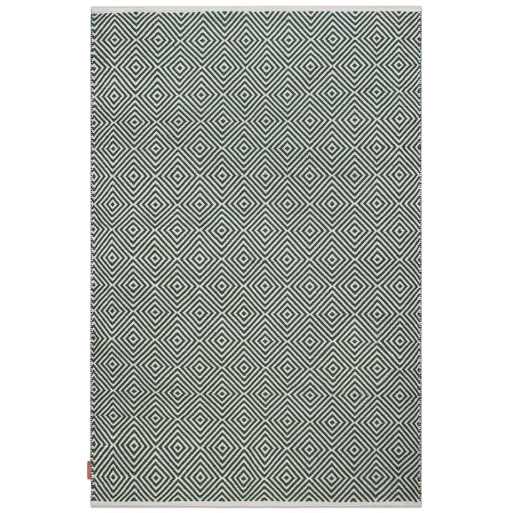 Diamond rug 200x300 cm - Green - Formgatan