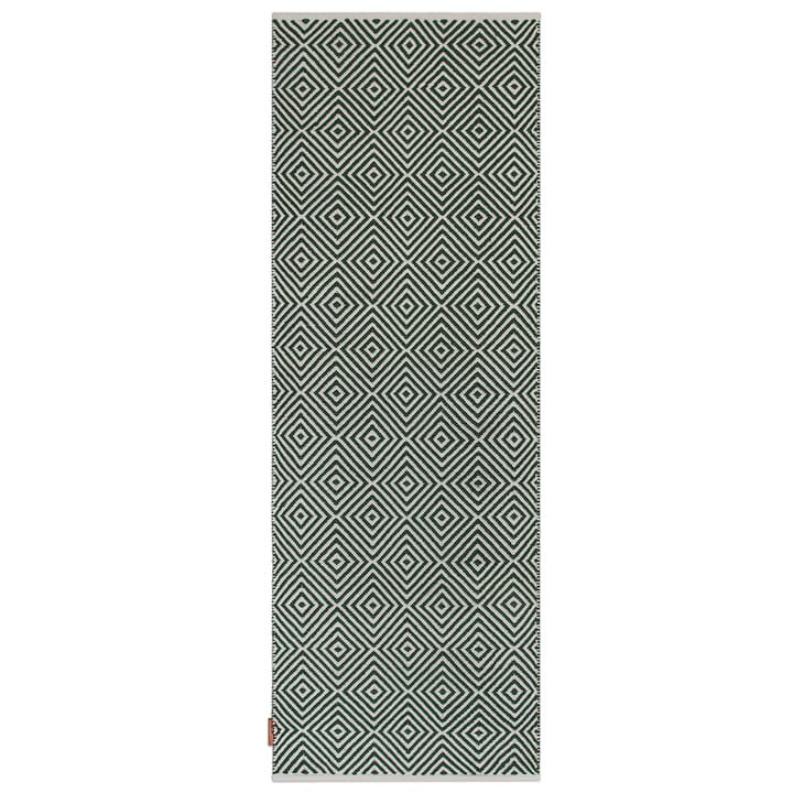 Diamond rug 70x200 cm - Green - Formgatan